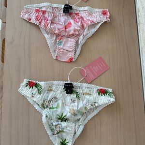 100% Silk panties set, 2 pcs in box, perfect for gift